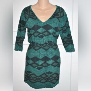 STUSSY London Tokyo V Neck Button Down Back Mini Dress size XS Y2K